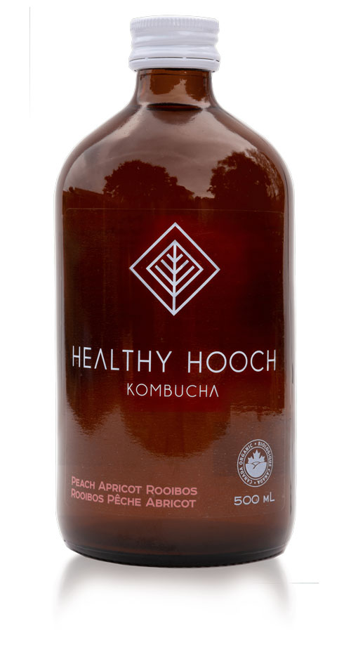Peach Apricot Rooibos Kombucha Flavour | Healthy Hooch Kombucha