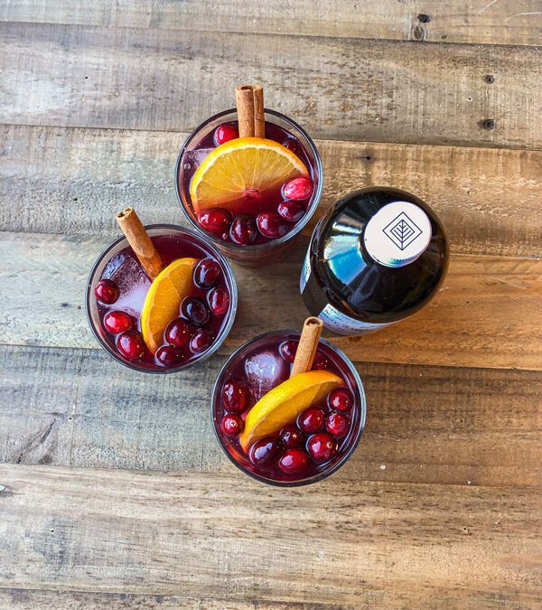 Mulled Wine Kombucha Cocktail